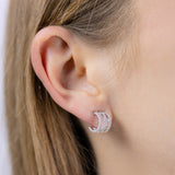 Boucles d'oreilles Eva en Or Blanc
