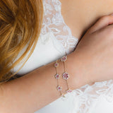 Bracelet Baby Flora Prune