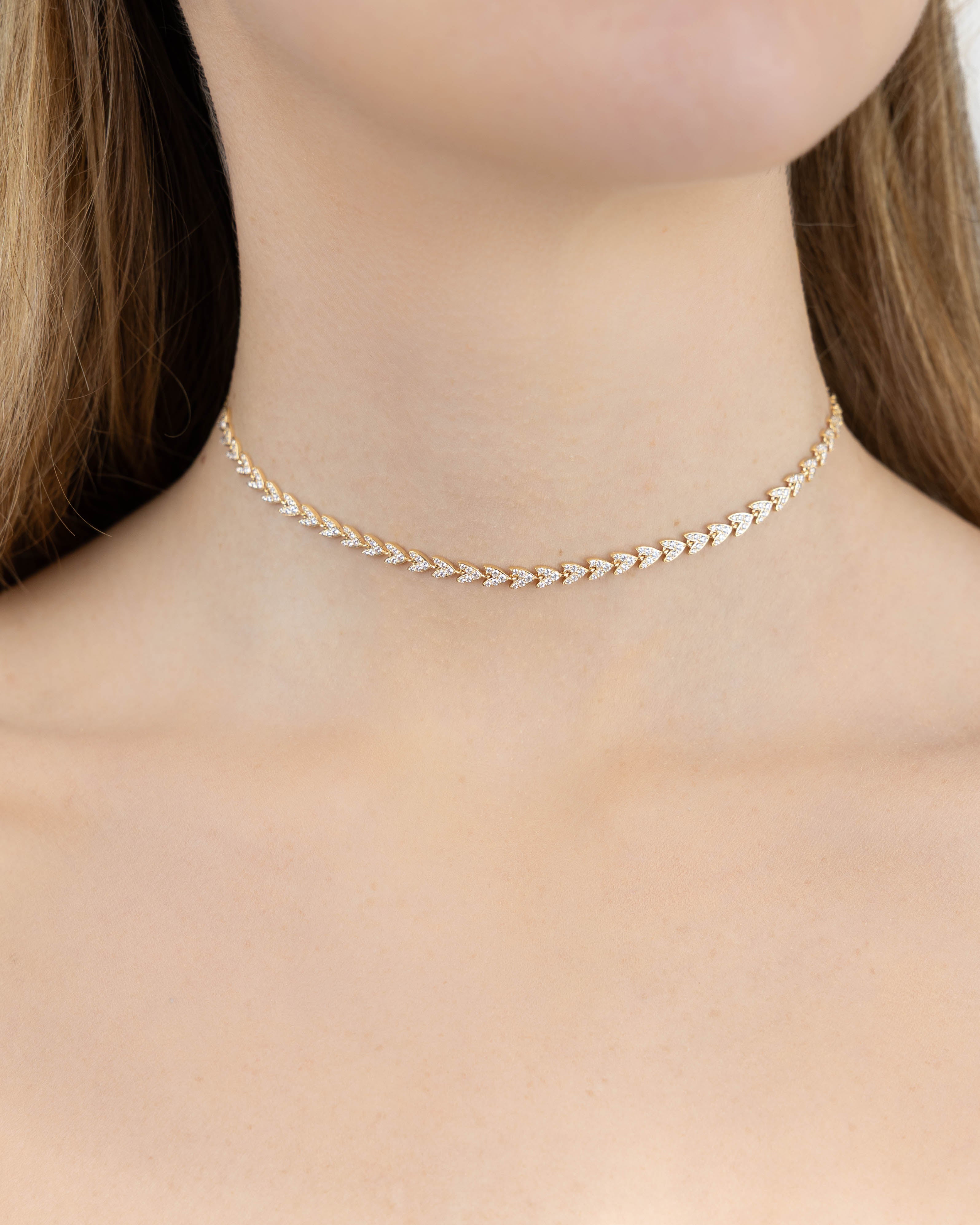 Collier Couronne Or Jaune