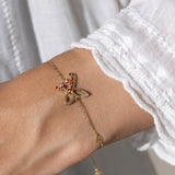 Bracelet Lila Rosée en Or Jaune