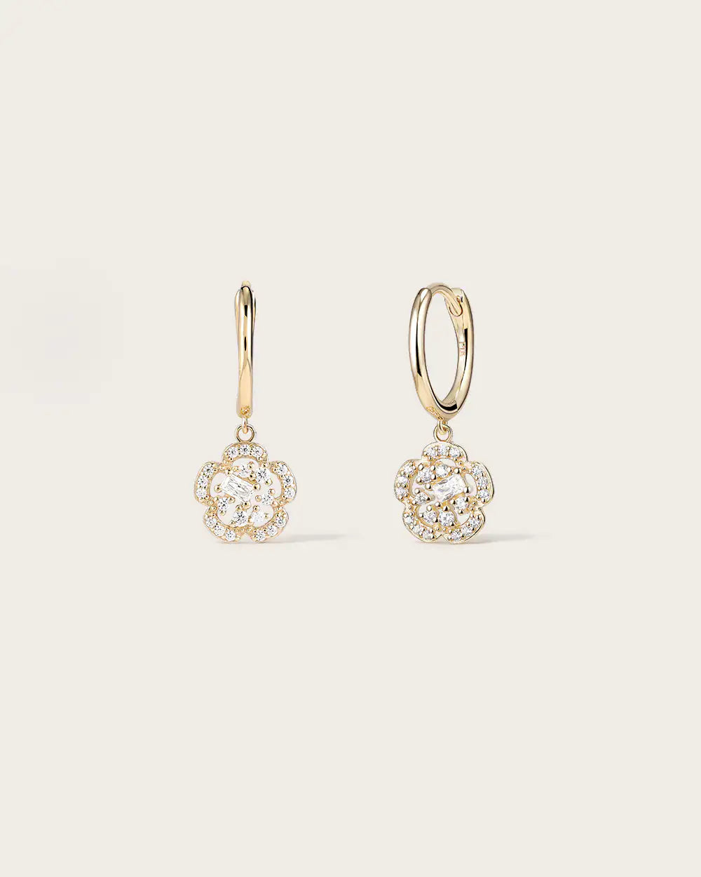 Boucles d'oreilles Fiori en Or Jaune 