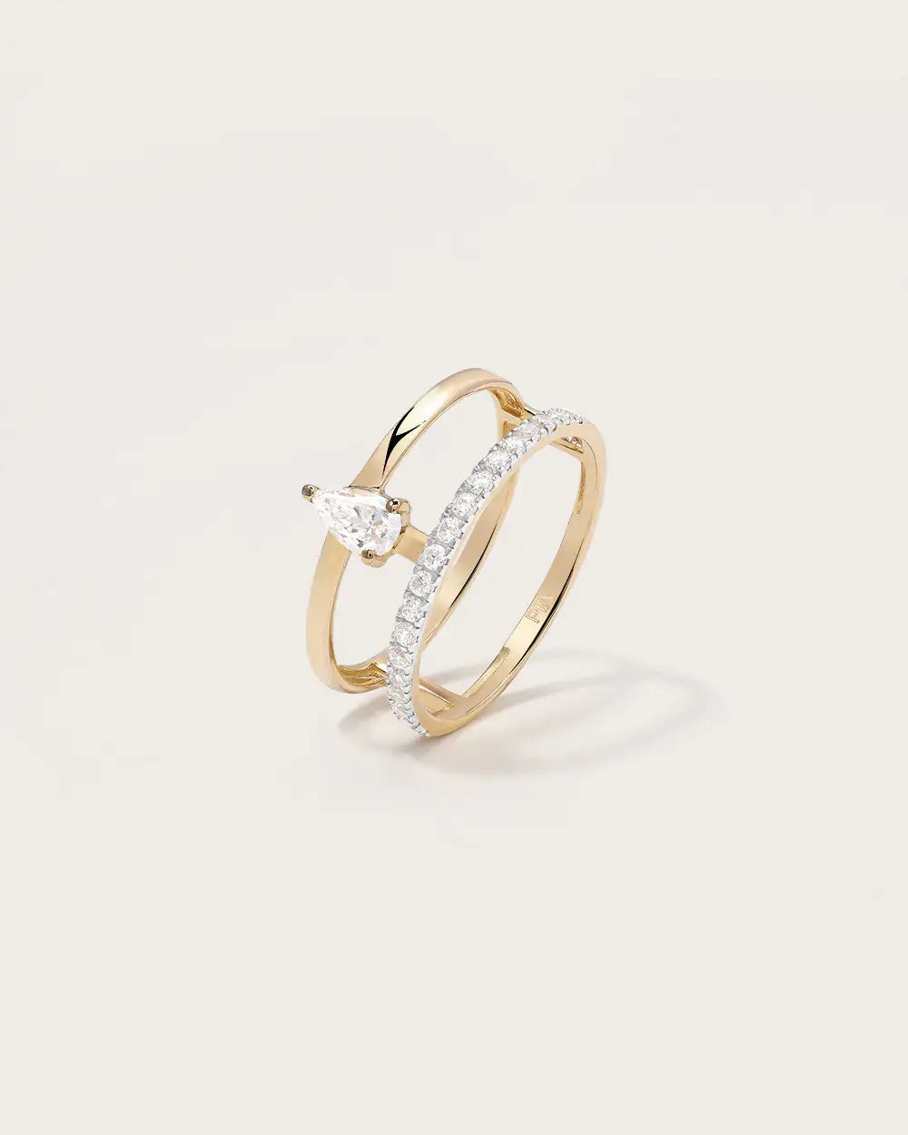 Bague Storm en or jaune 