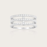 Bague Eva en or blanc 