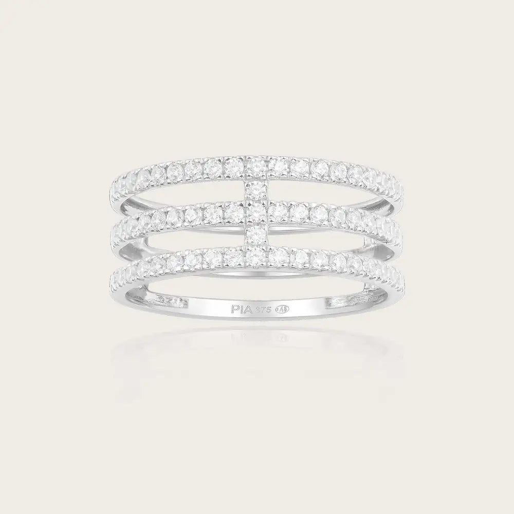 Bague Eva en or blanc 