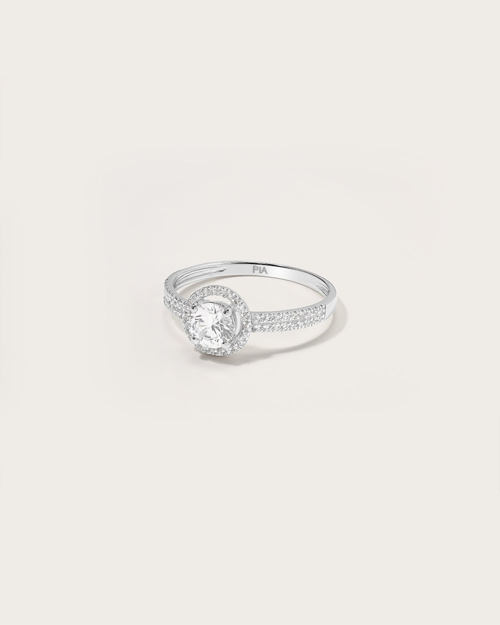 Bague Ella en or blanc 