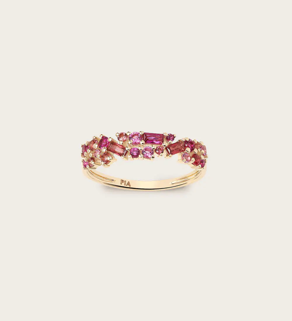 Bague Ophélie Prune en or jaune 