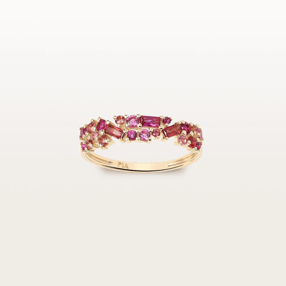 Bague Ophélie Prune en or jaune