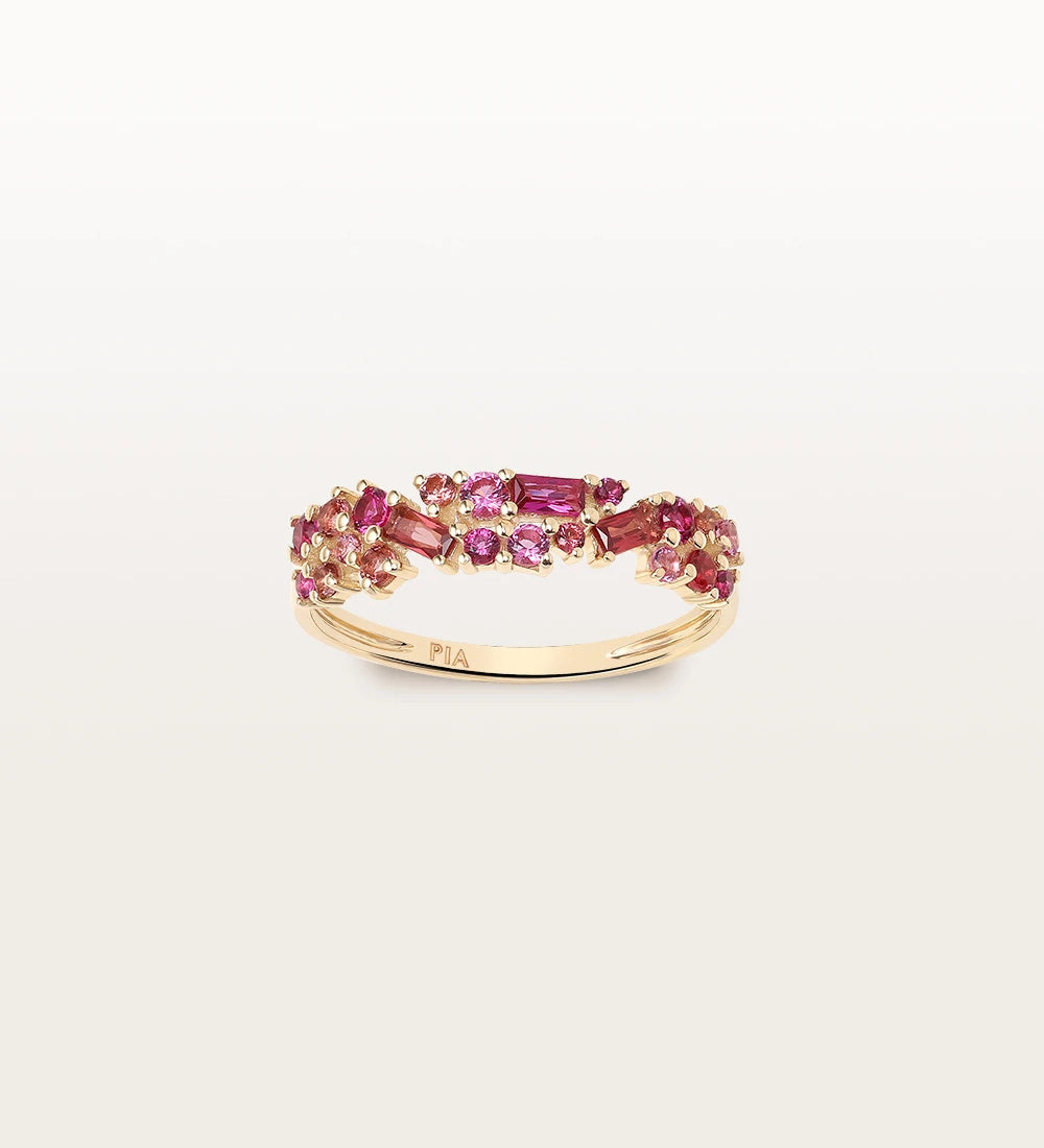 Bague Ophélie Prune en or jaune