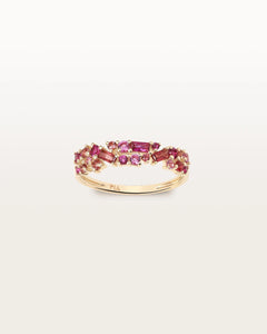 Bague Ophélie Prune en or jaune