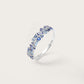 Bague Ophélie Bleue Or Blanc