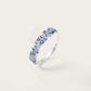 Bague Ophélie Bleue Or Blanc