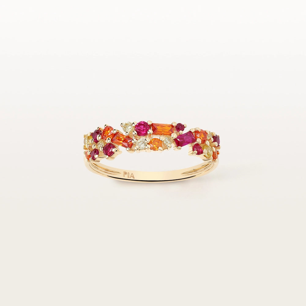 Bague Ophélie Rosée en or jaune