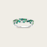 Bague Ophélie Olive Or Blanc