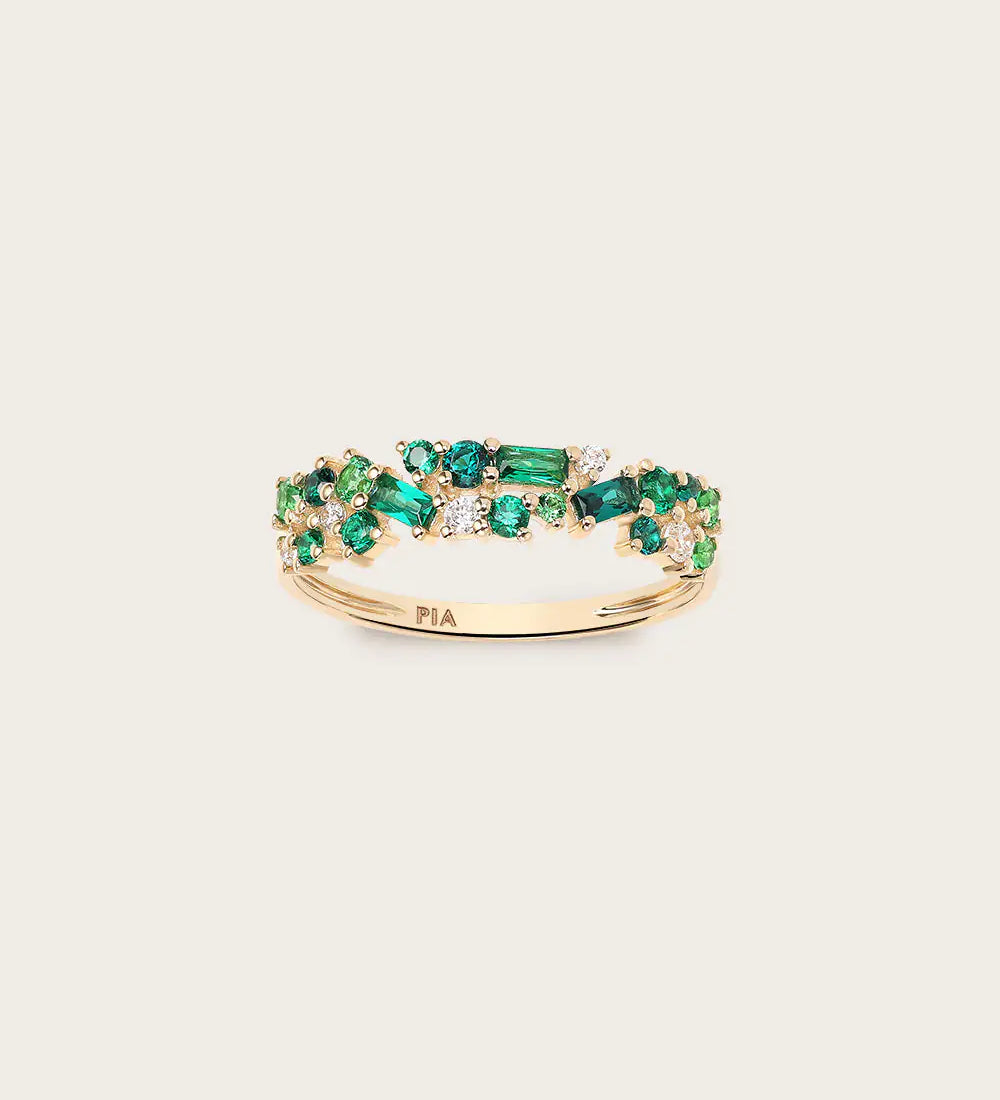 Bague Ophélie Olive en or jaune