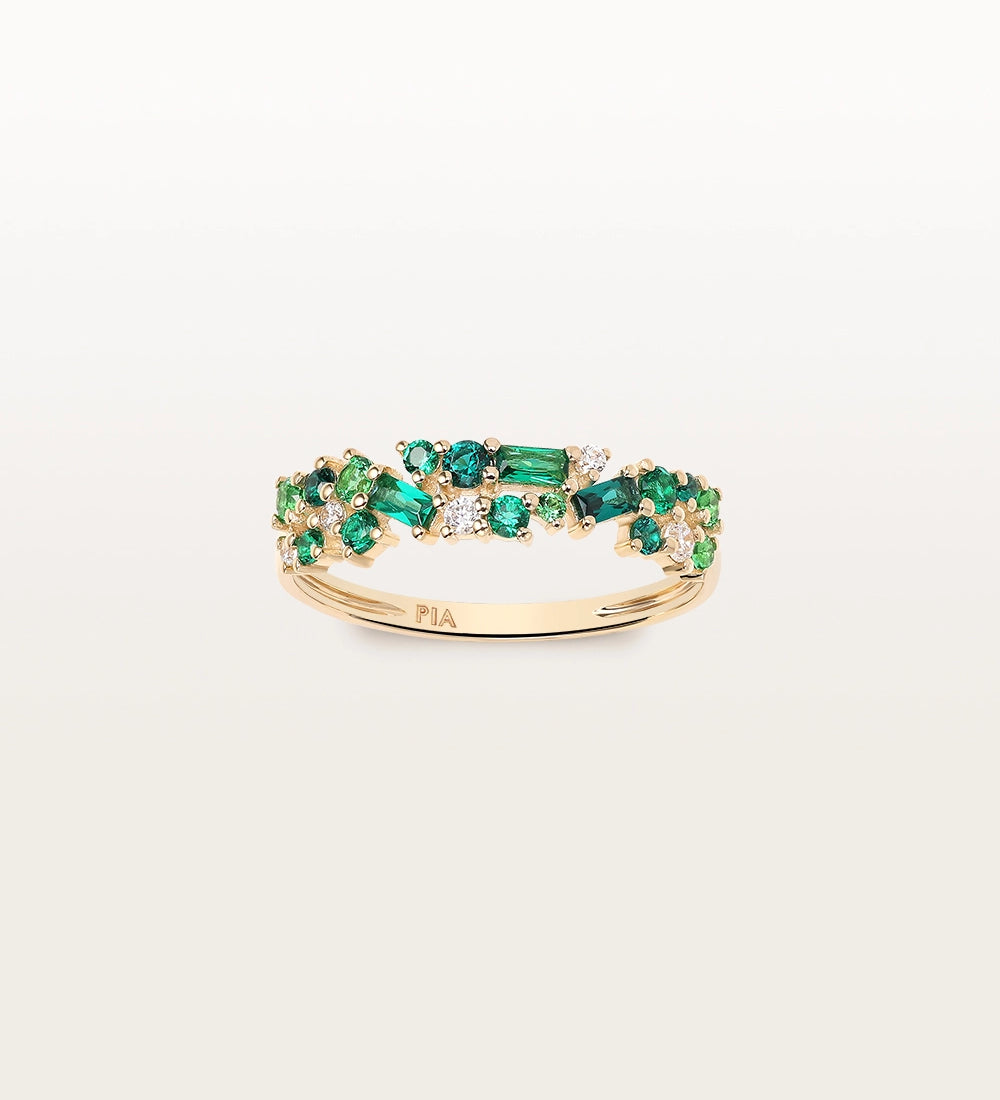 Bague Ophélie Olive en or jaune