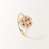 Bague Baby Flora Rosée en or jaune 