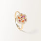 Bague Baby Flora Rosée en or jaune 
