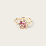 Bague Baby Flora Prune en or jaune 