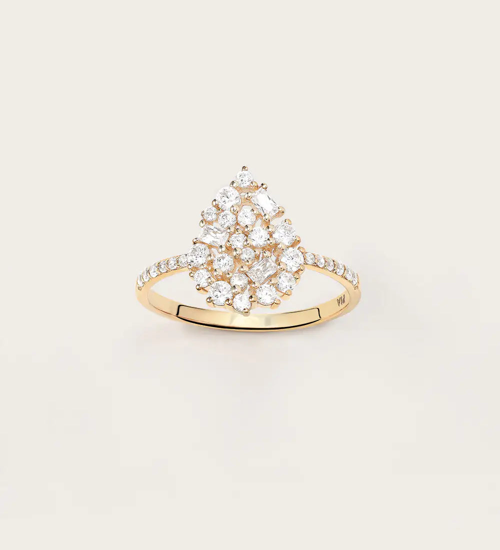 Bague Paloma en or jaune 