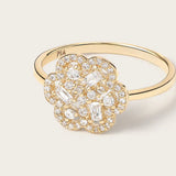 Bague Baby Flora en or jaune 
