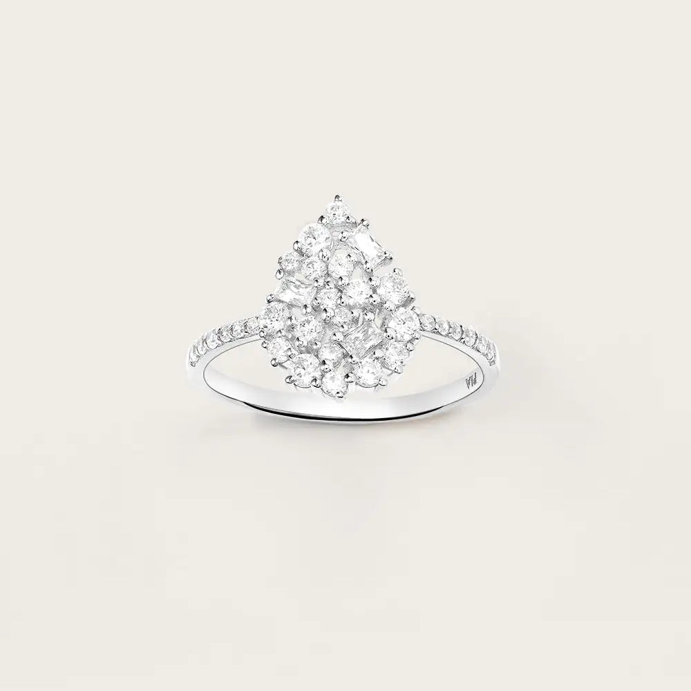 Bague Paloma Or Blanc