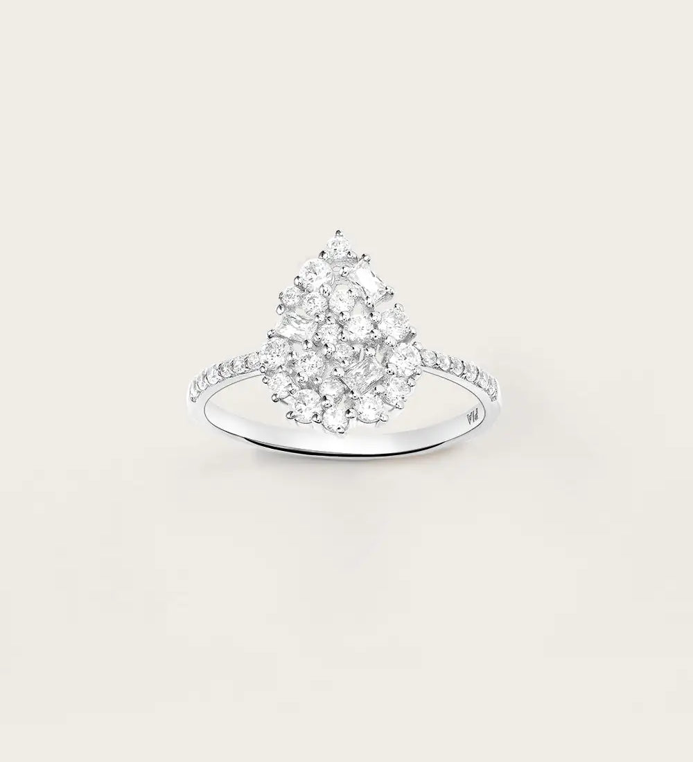 Bague Paloma Or Blanc