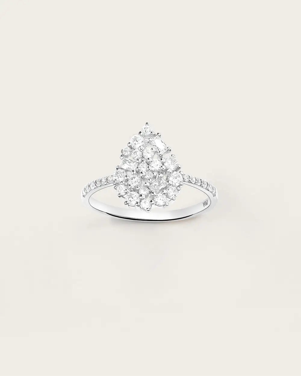 Bague Paloma Or Blanc