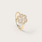 Bague Baby Flora en or jaune 