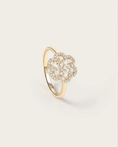 Bague Baby Flora en or jaune 