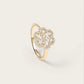 Bague Baby Flora en or jaune 