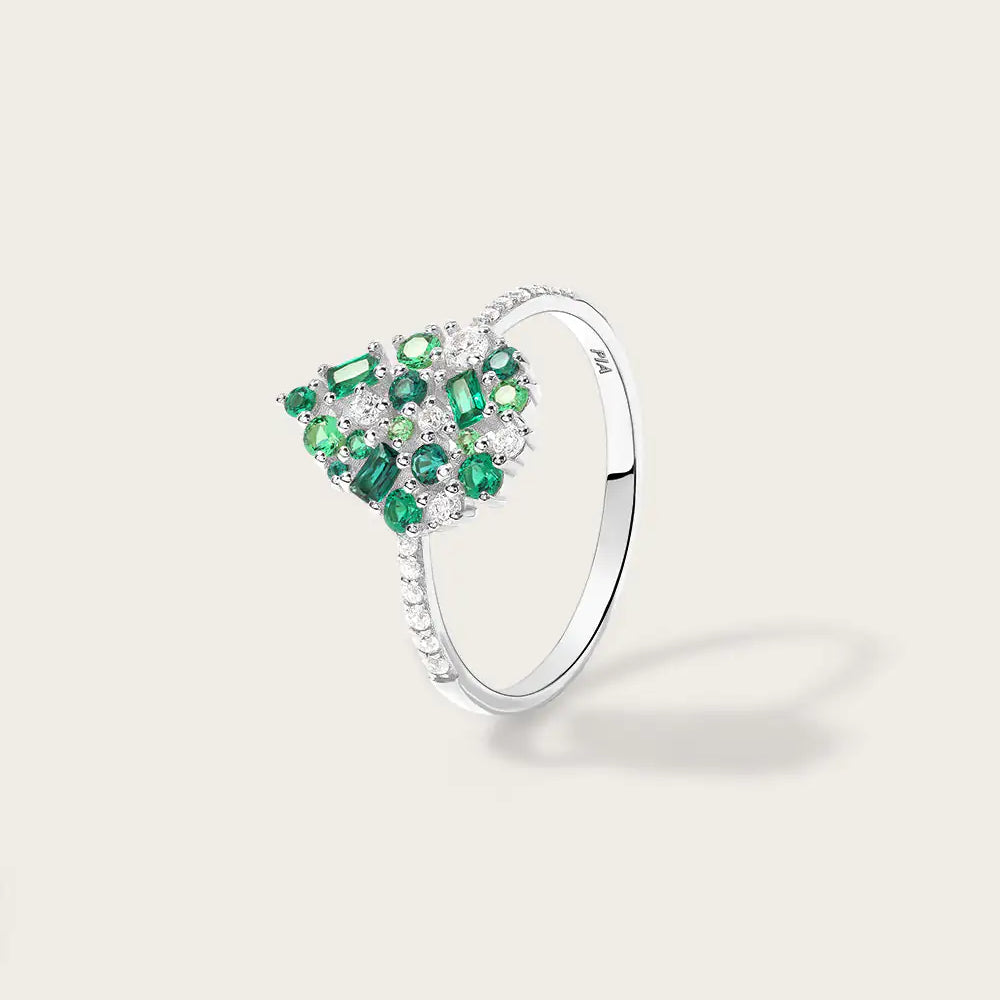 Bague Paloma Olive Or Blanc