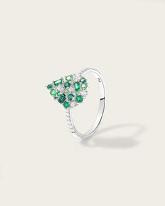 Bague Paloma Olive Or Blanc