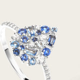 Paloma Bleue Or Blanc