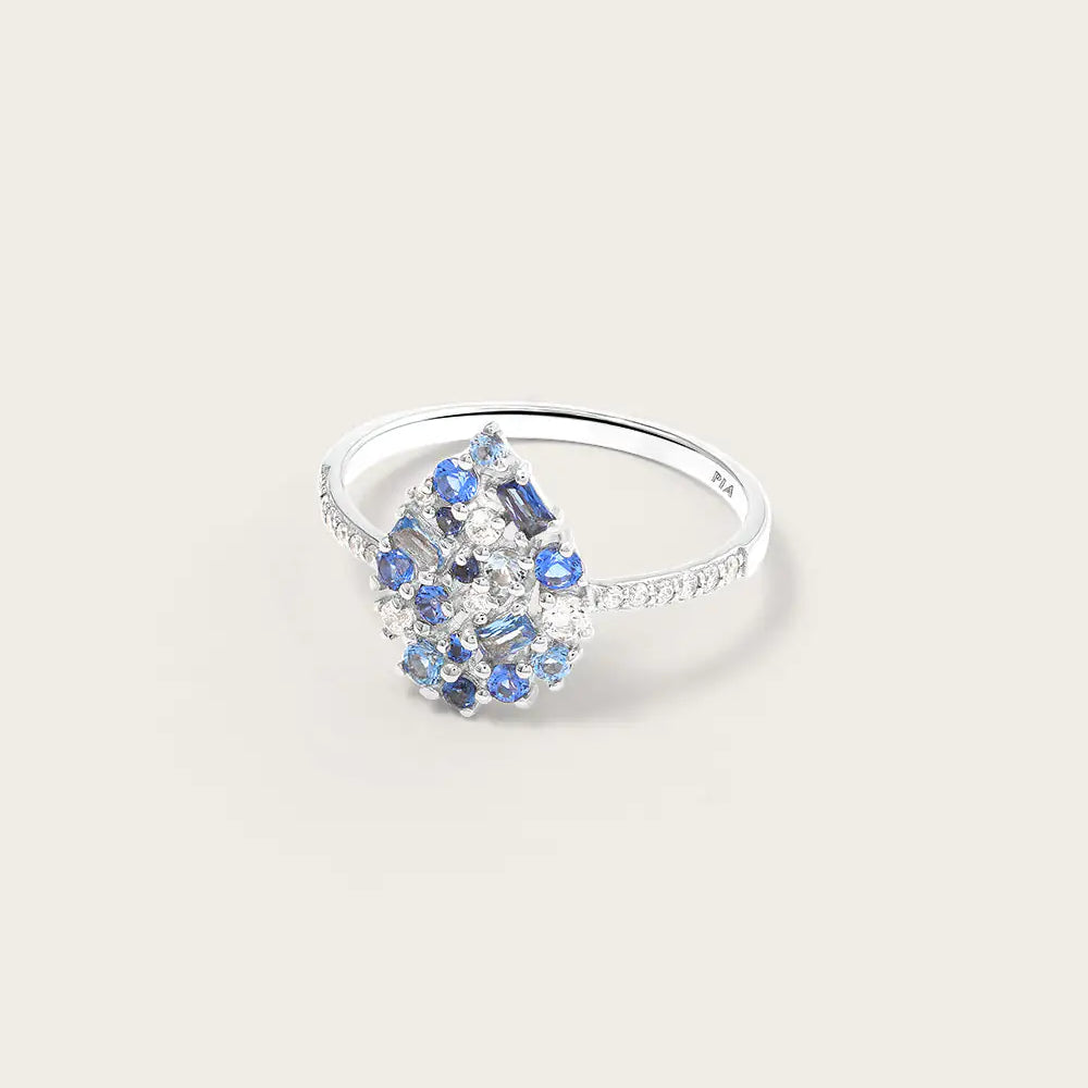 Paloma Bleue Or Blanc