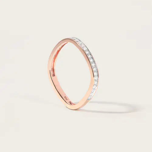 Bague Elea en Or Rose 