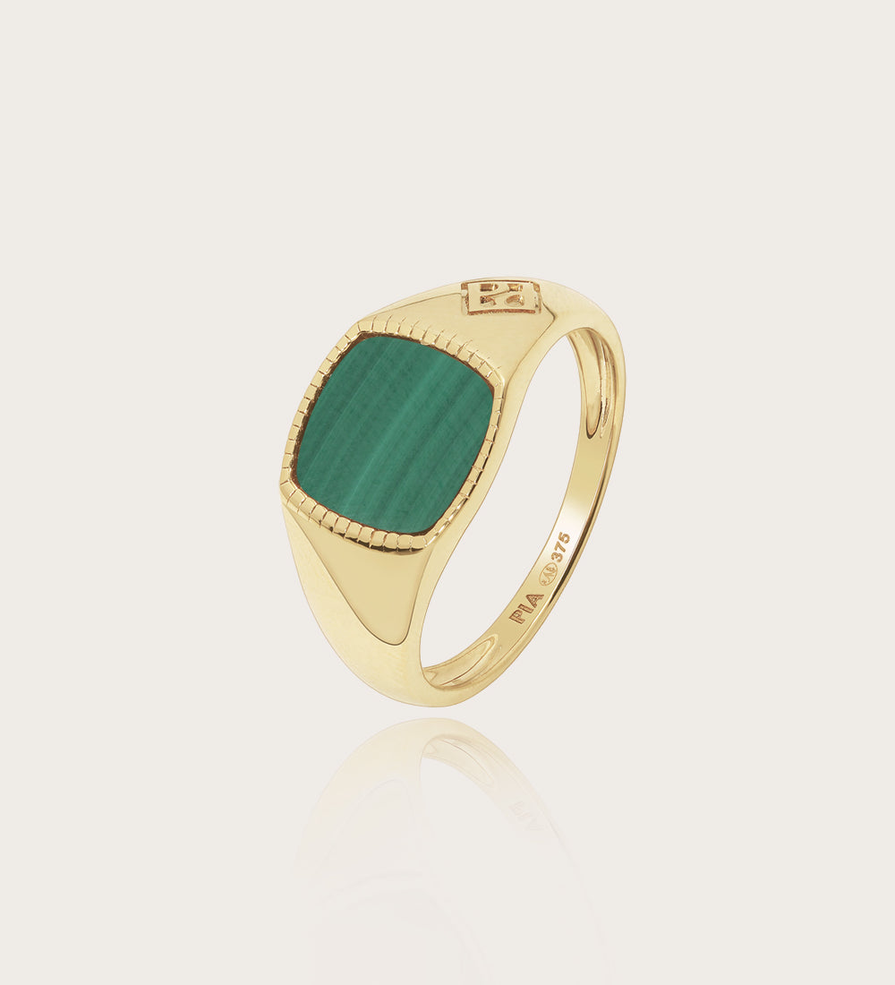 Bague Charlie Malachite Pia