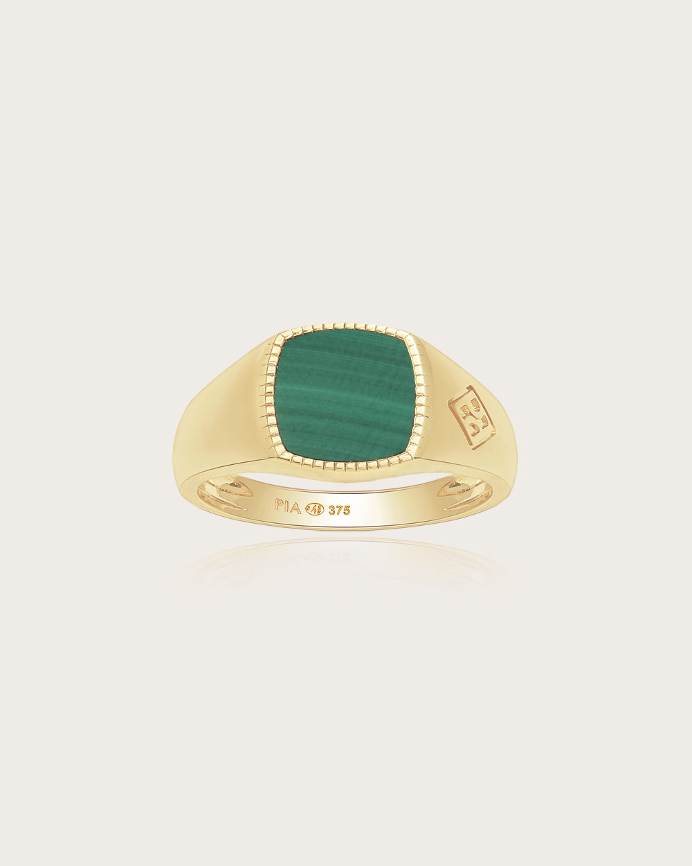 Bague Charlie Malachite en or jaune