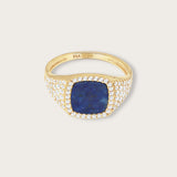 Bague Divine Lapis en or jaune 