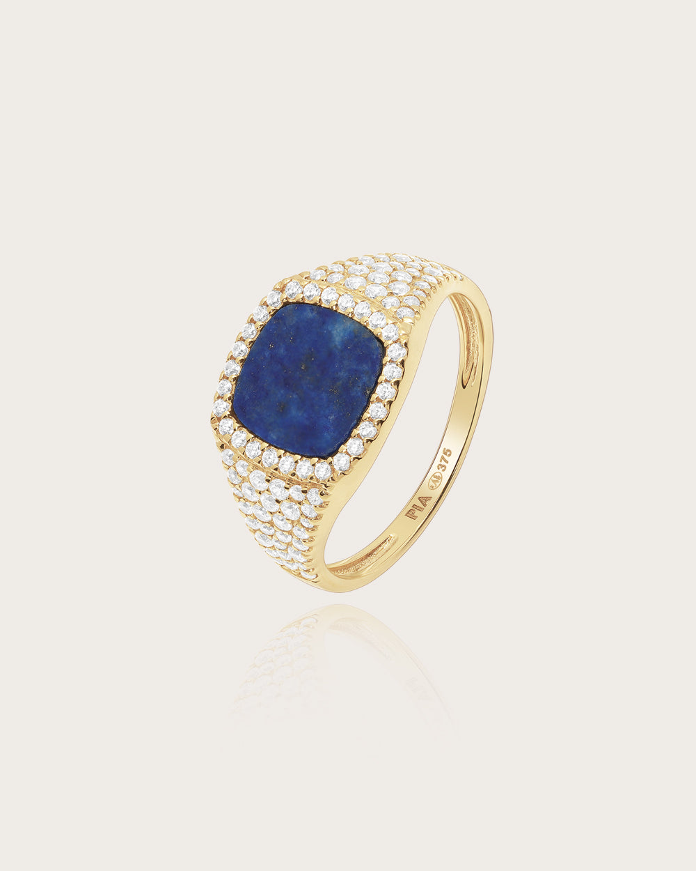 Bague Divine Lapis en or jaune 