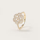 Bague Flora en or jaune