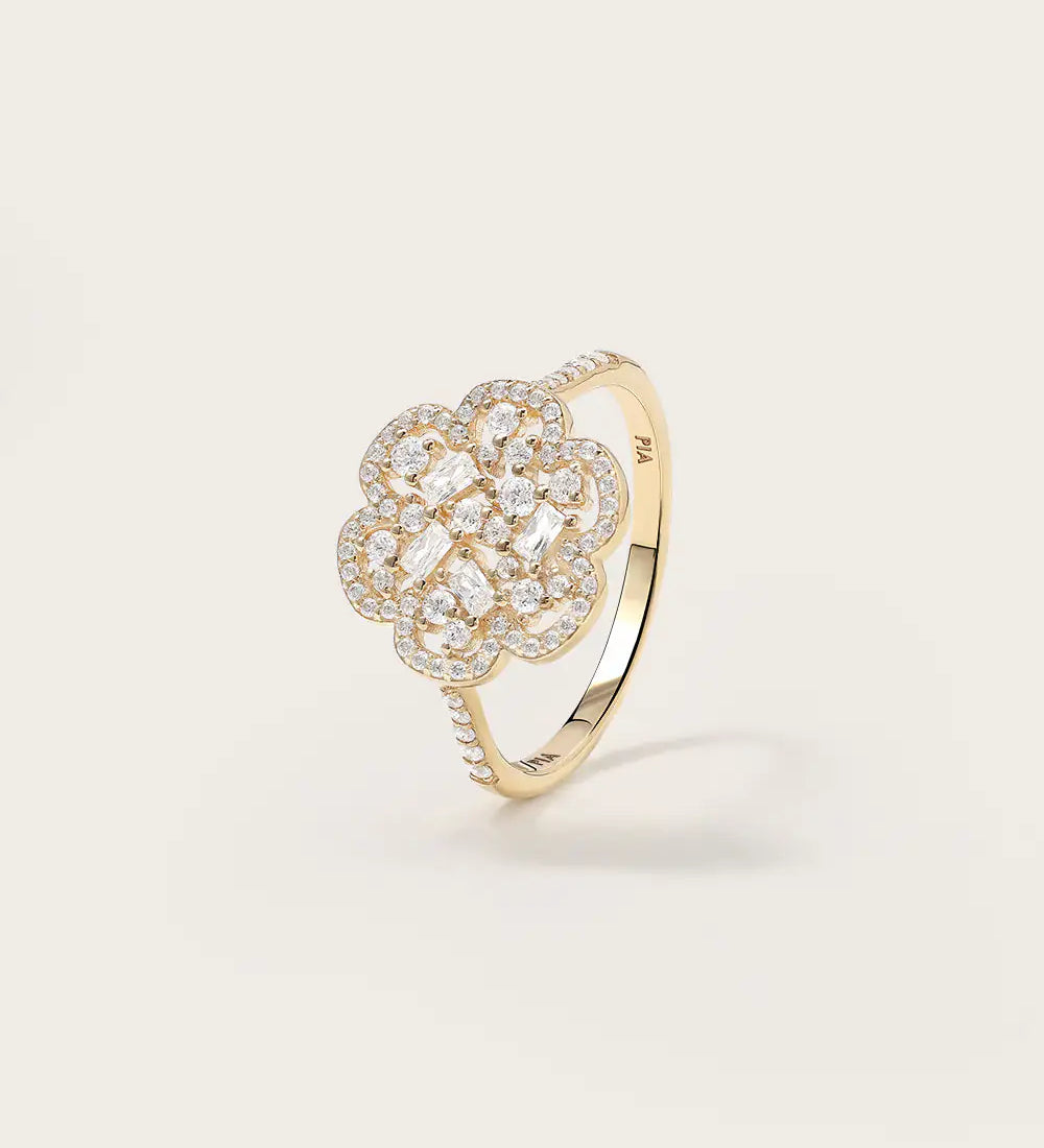 Bague Flora en or jaune