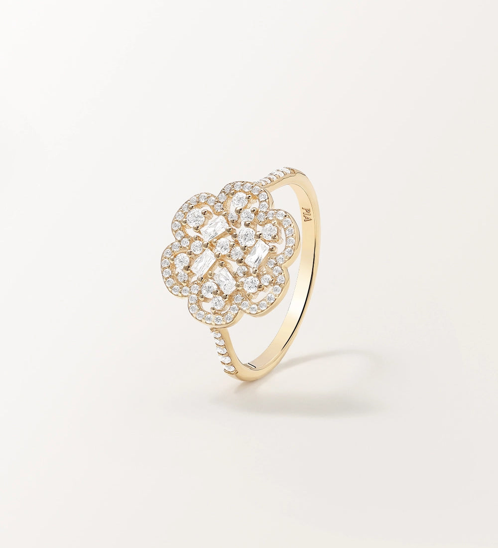 Bague Flora en or jaune