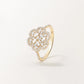 Bague Flora en or jaune