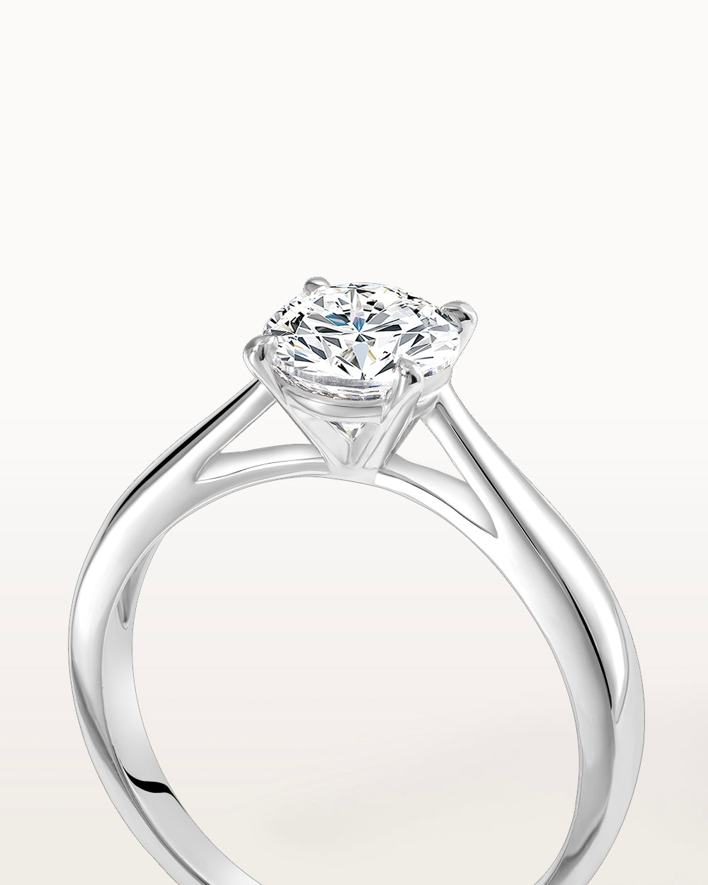 Bague Infini 1ct en or blanc 