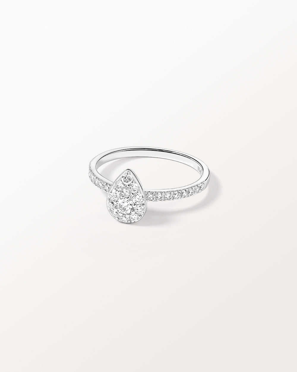 Bague Duchesse 0.40 carat en or blanc et diamant de synthèse