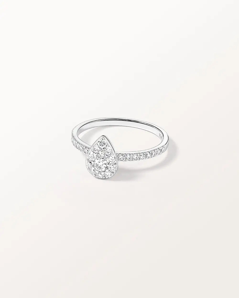 Bague Duchesse 0.40 carat en or blanc et diamant de synthèse