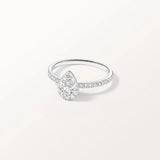 Bague Duchesse 0.40 carat en or blanc et diamant de synthèse