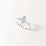 Bague Duchesse 0.40 carat en or blanc et diamant de synthèse