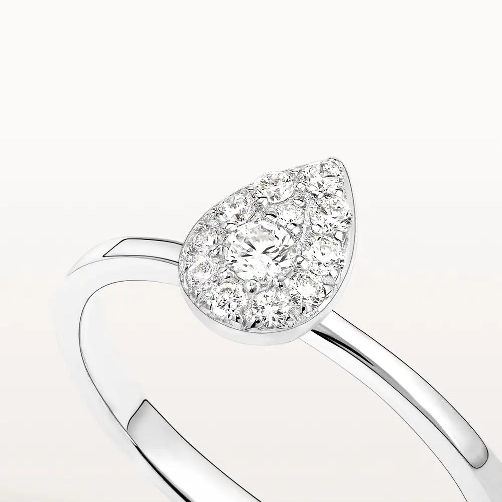 Bague Bagatelle en or blanc et Diamant laboratoire