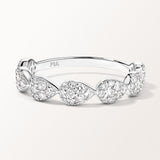 Bague Majesté en or blanc et Diamant de laboratoire 